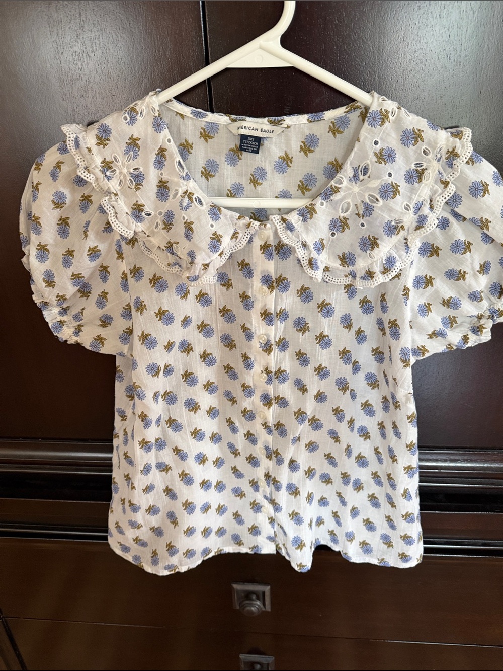American Eagle Outfitters Summer I Turned Pretty Collab Blouse